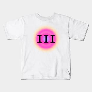 111 Angel Numbers Intuition Glowing Aura Kids T-Shirt